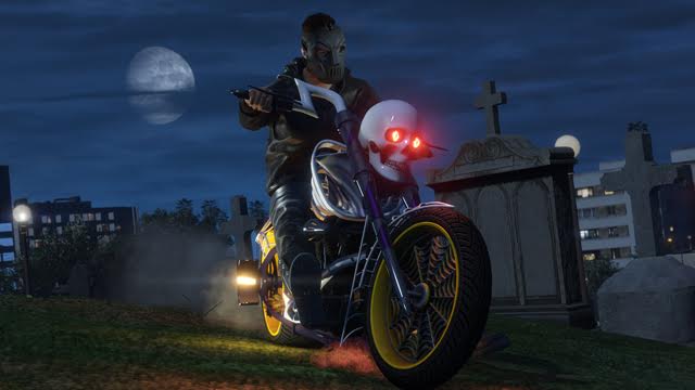 Rockstar GTA V Halloween LCC Motorcycle