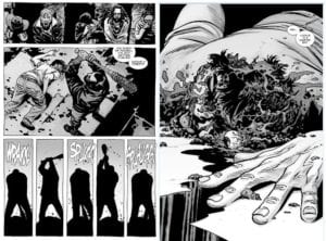 walking dead comic glenn death