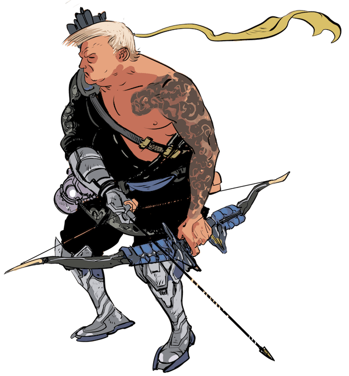 trump as hanzo