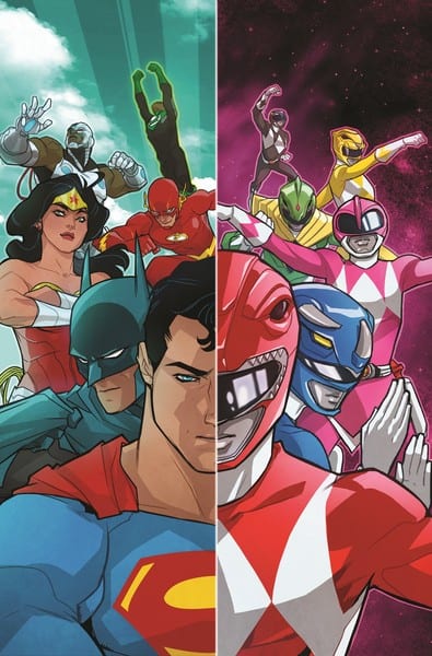 Justice league Power rangers