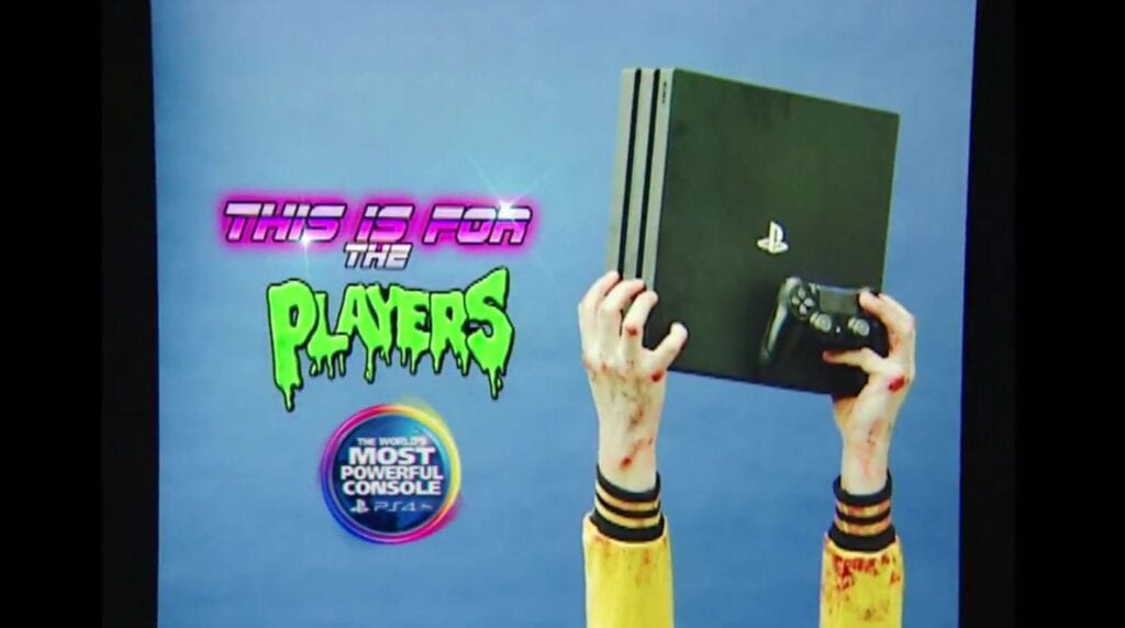 PS4 Pro - 80's Advertisement