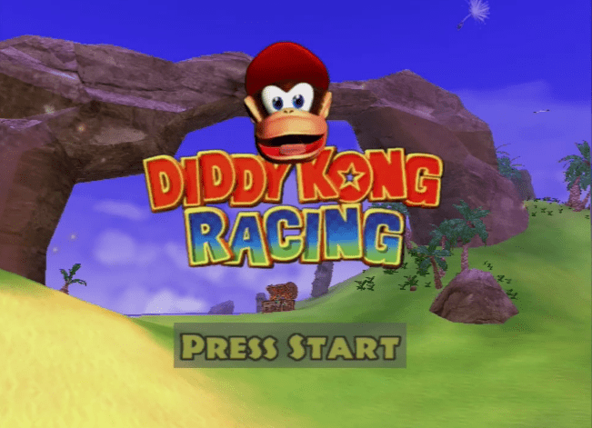 Diddy Kong Racing Adventure title screen