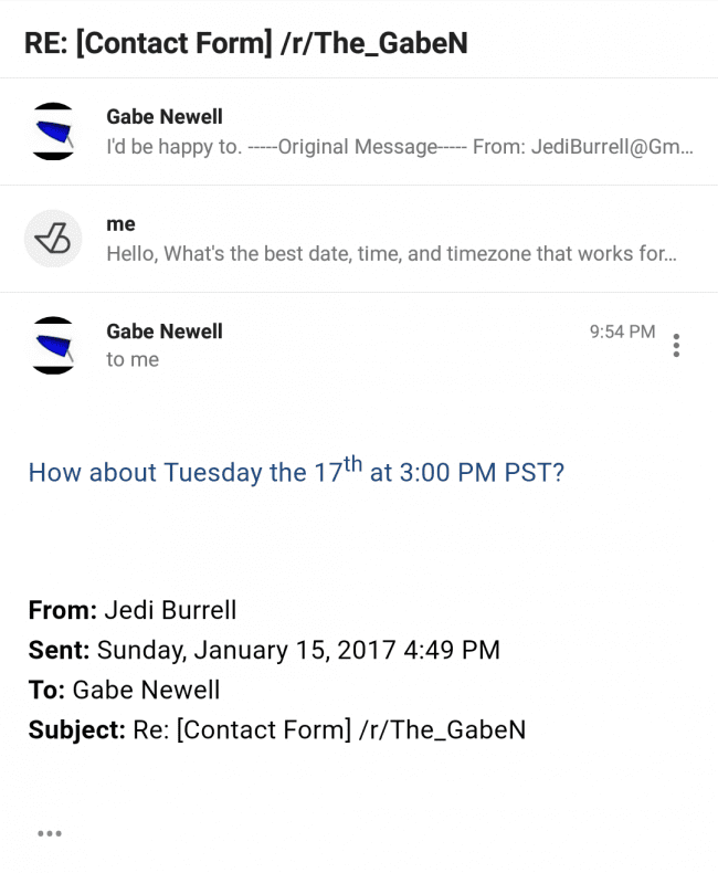 Gabe Newell AMA 1