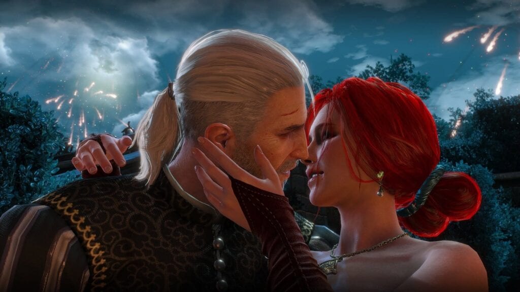 Geralt and Triss