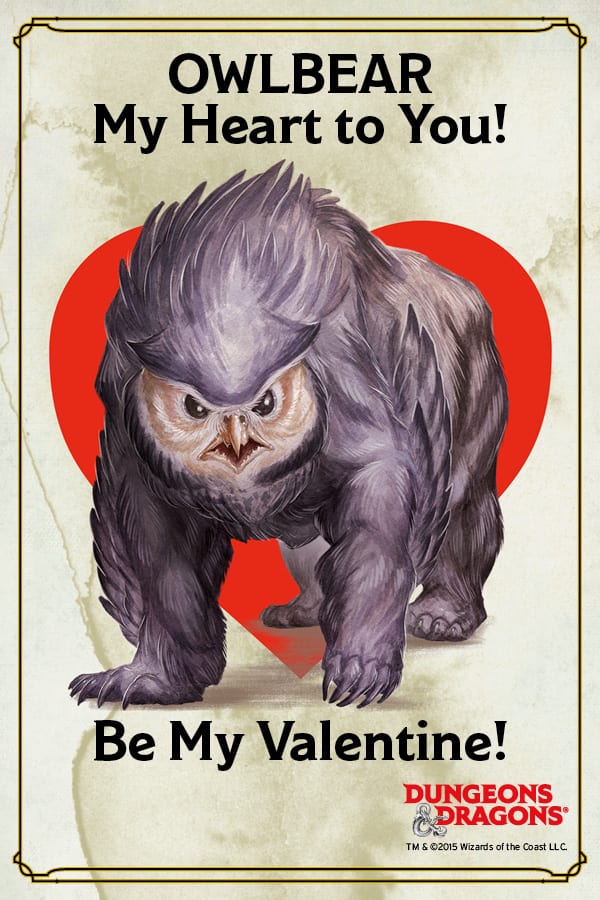 Boost Your Charisma with these Dungeons & Dragons Valentine's Day Cards