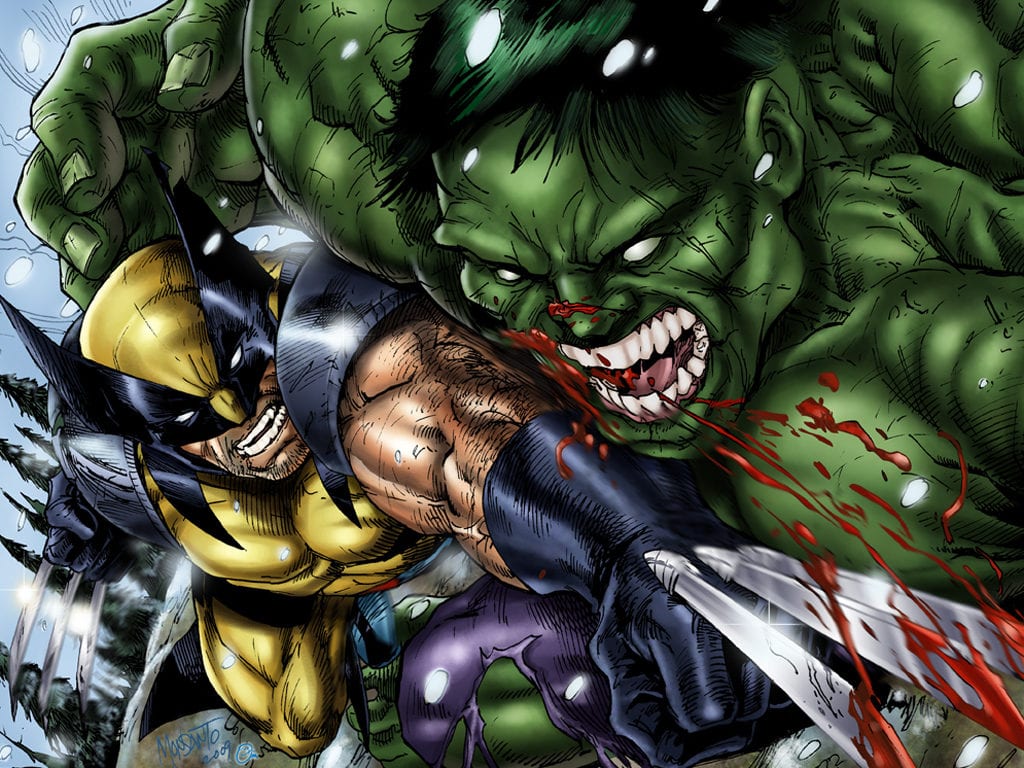 Wolverine vs Hulk