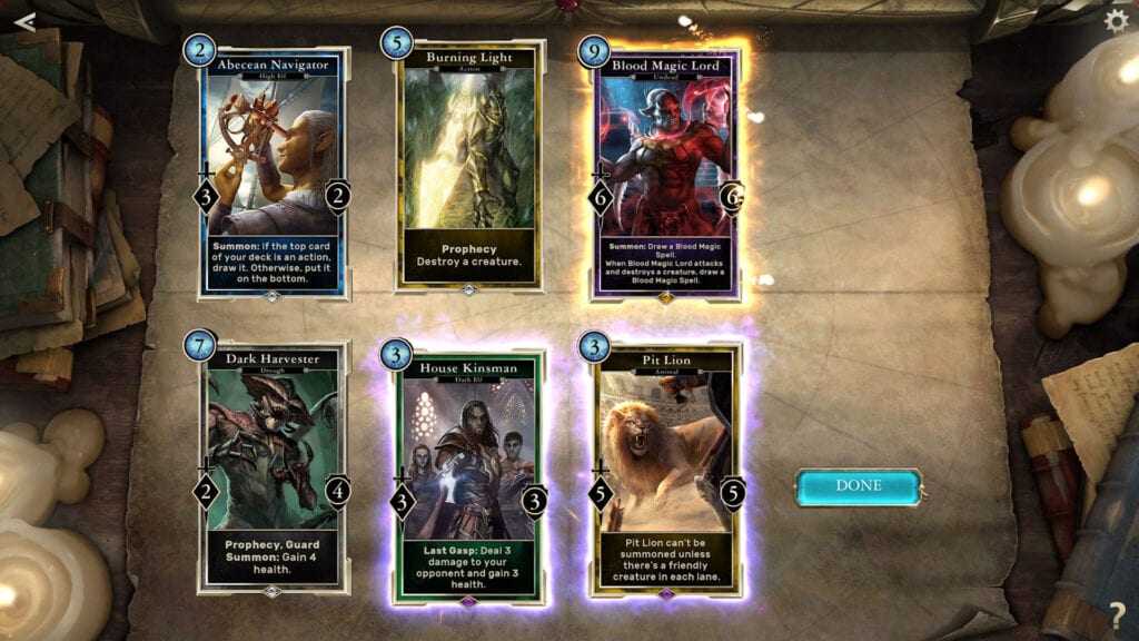 elder scrolls legends card game