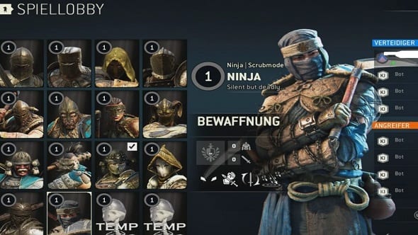 For Honor Centurion and Ninja