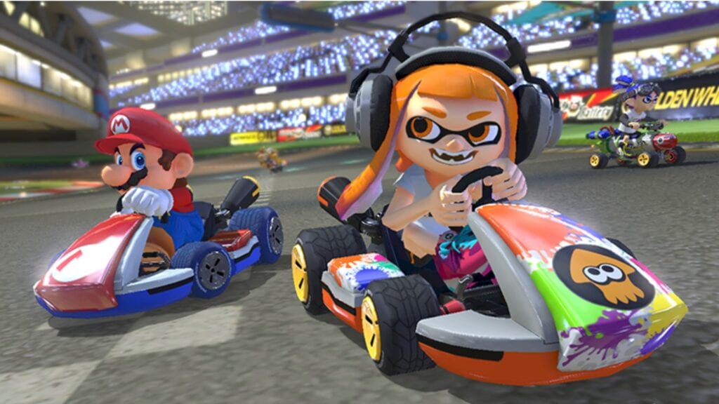 mario kart 8 deluxe splatoon