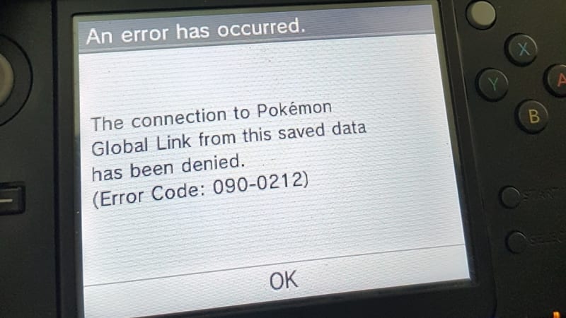 pokemon sun moon cheaters banned error message