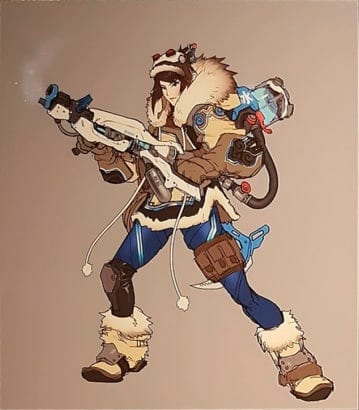 Overwatch's Mei used to be a bounty hunter named Frostbite