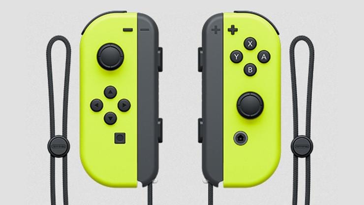 Standalone Nintendo Switch Dock and Yellow Joy-Cons