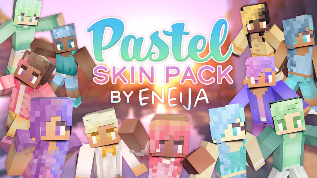 eneija pastel skin pack minecraft marketplace