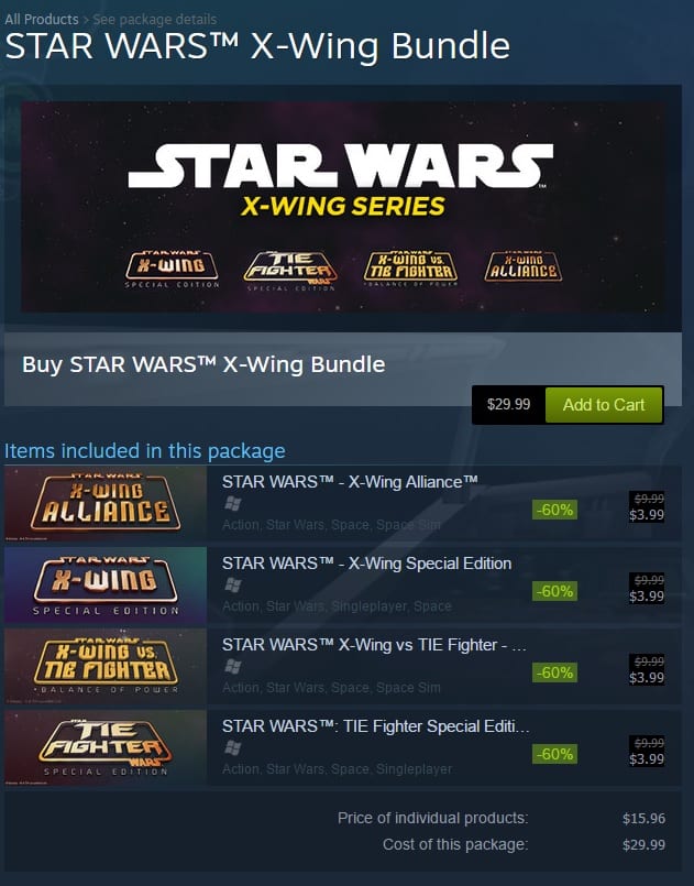 May the Fourth Be With Us as Steam Launches Their Star Wars Day Sale