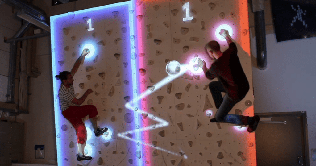 Augmented Climbing Wall