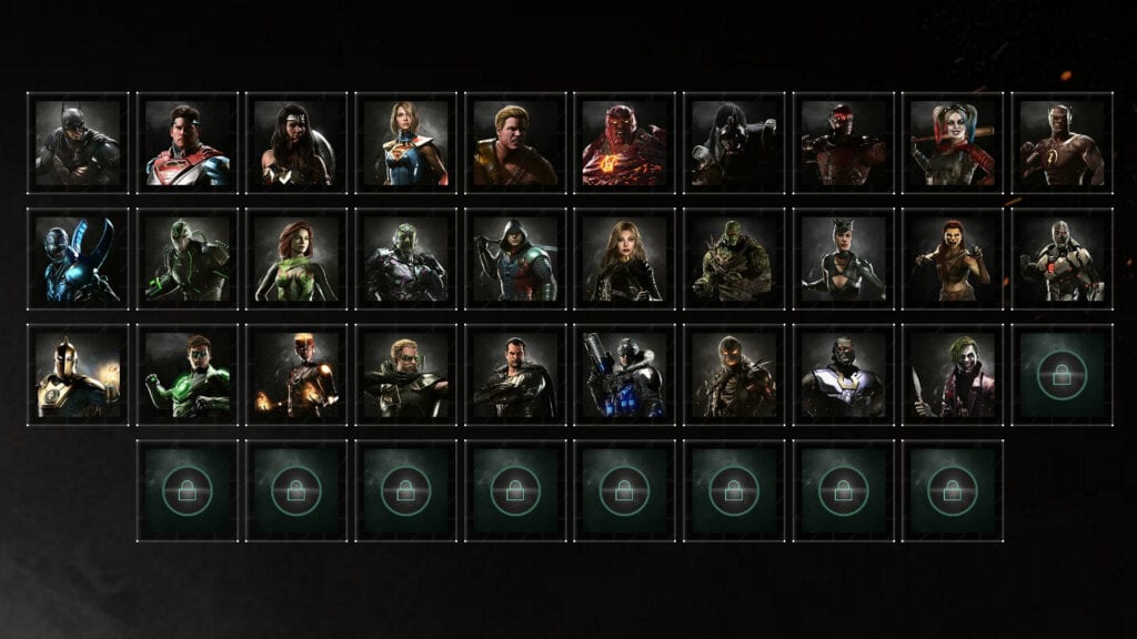injustice 3 character roster