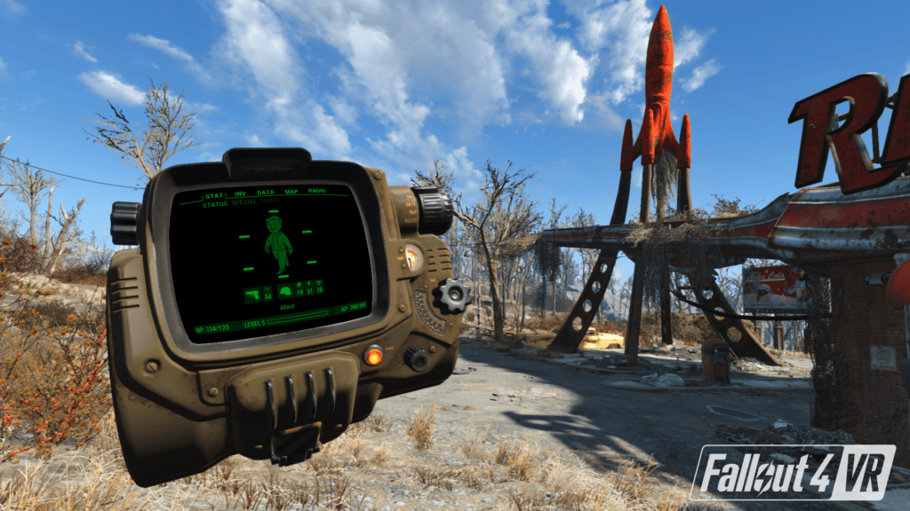 fallout 4 vr trailer pip boy