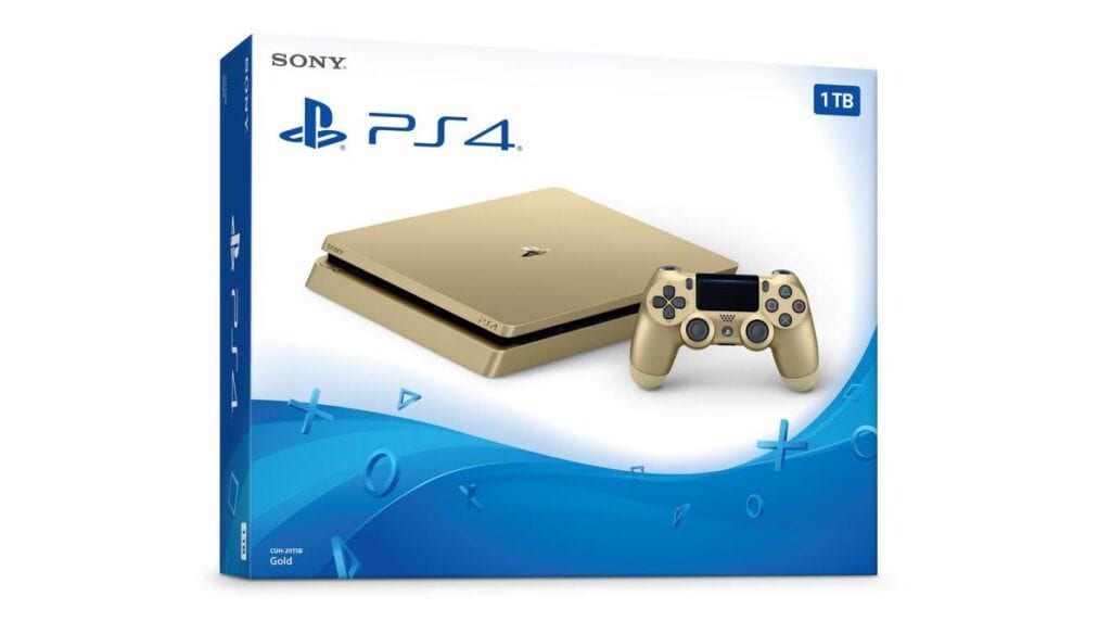 Gold PlayStation 4