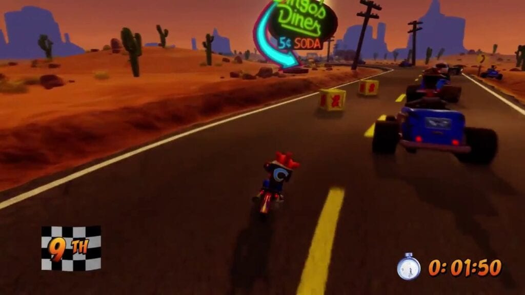 Crash Bandicoot 3 Motorcycle