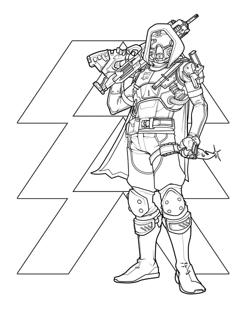 Official Destiny Coloring Book by Bungie is Scheduled to Launch in August