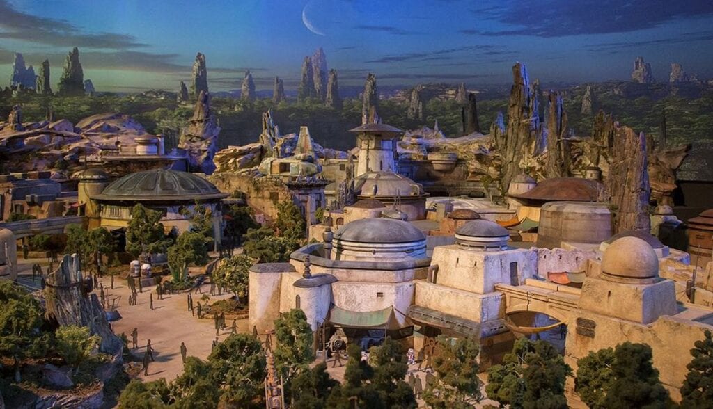 Star Wars Land model