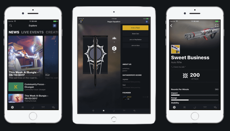 Destiny 2 Companion App