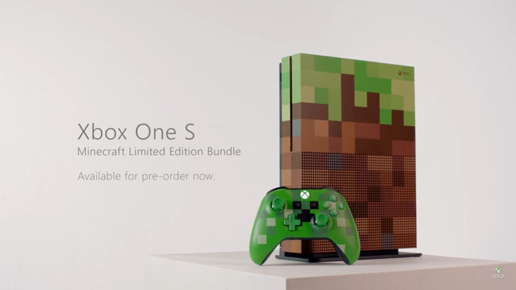 Xbox One S Minecraft Limited Edition