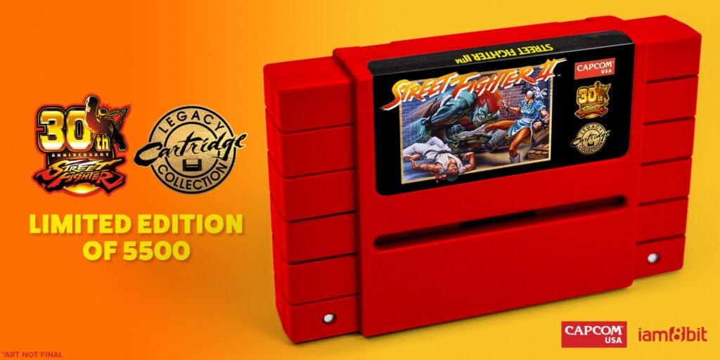 Street Fighter II SNES cartridge