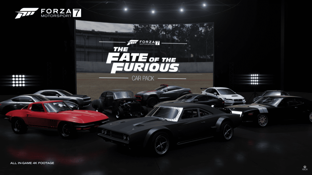 Forza Motorsport 7s Fate Of The Furious Dlc Pack Brings In 10