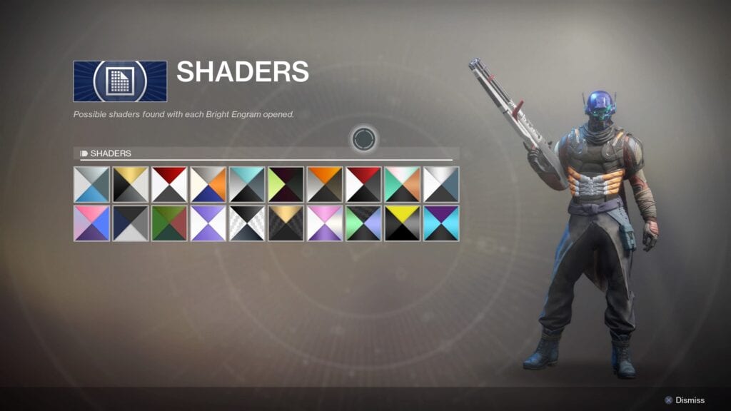 Destiny 2 Shaders