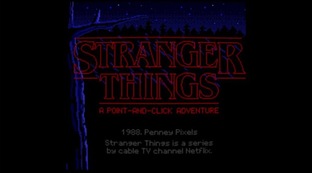 Stranger Things Lucasarts