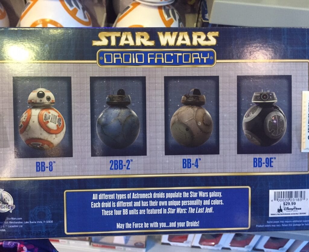 Last Jedi BB Droid Toys