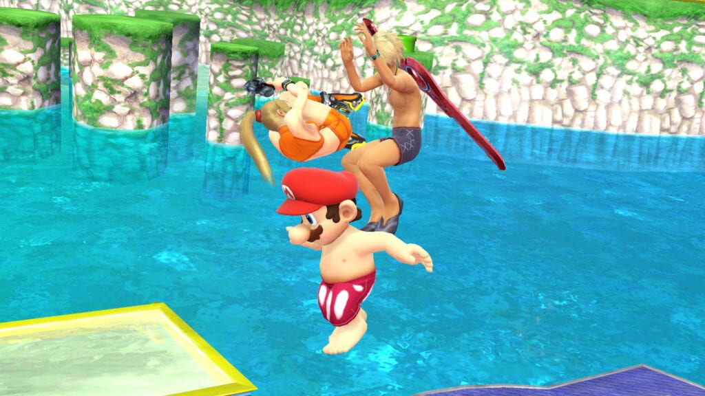 Shirtless Mario