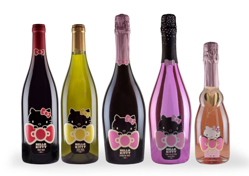 Hello Kitty Wine