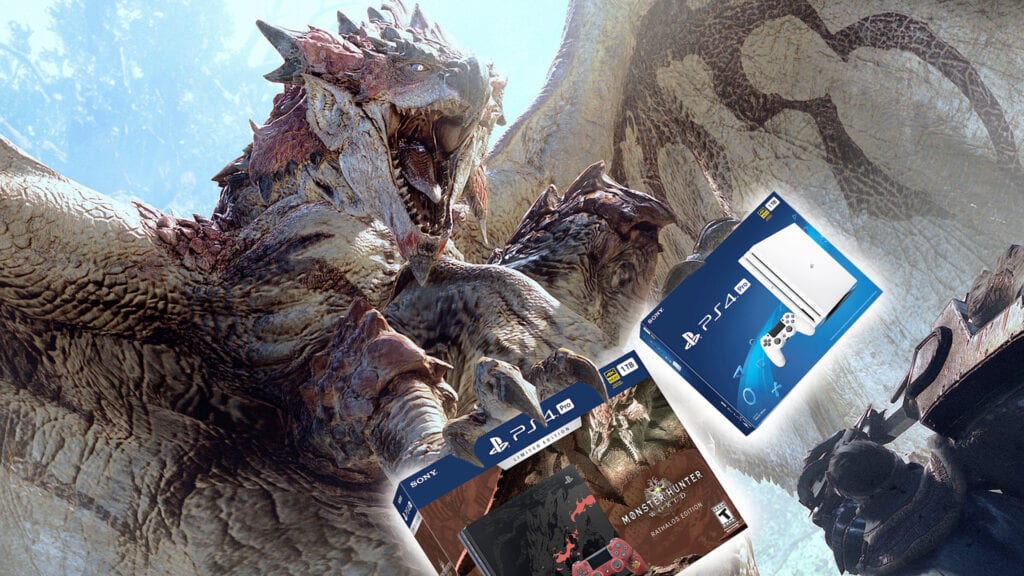 Glacier White And Monster Hunter PS4 Pro Bundles Coming To