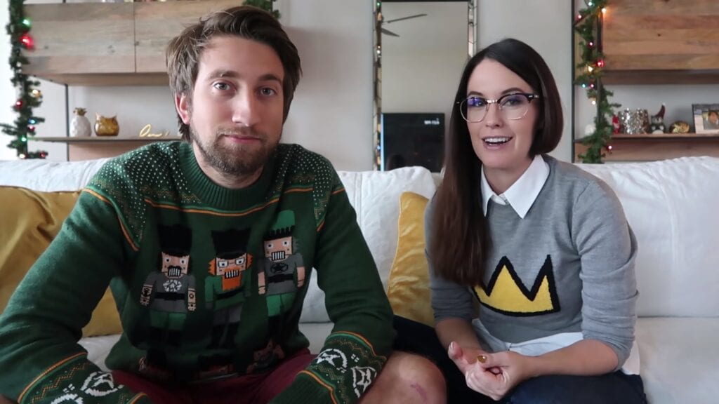 YouTubers Meg Turney and Gavin Free