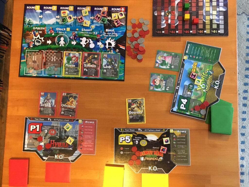 Super Smash bros Tabletop Game