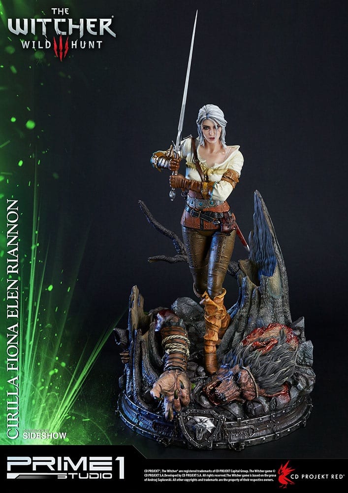 Witcher III Ciri statue