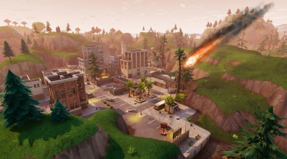 Fortnite Tilted Towers Explosion