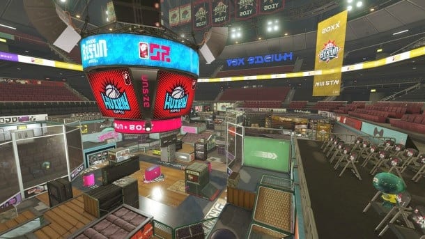 Splatoon 2 map Goby Arena