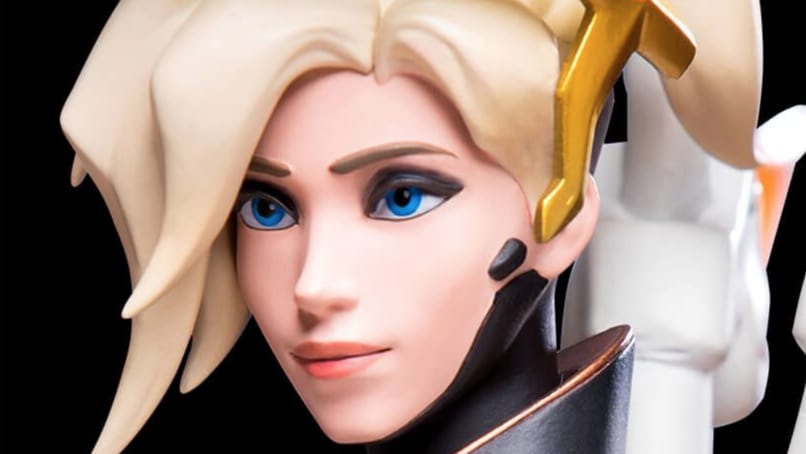 Overwatch Mercy Statue