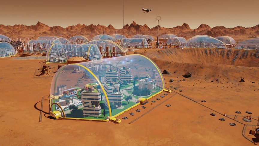 Surviving Mars Update Adds New Space Domes, Command Center, And More