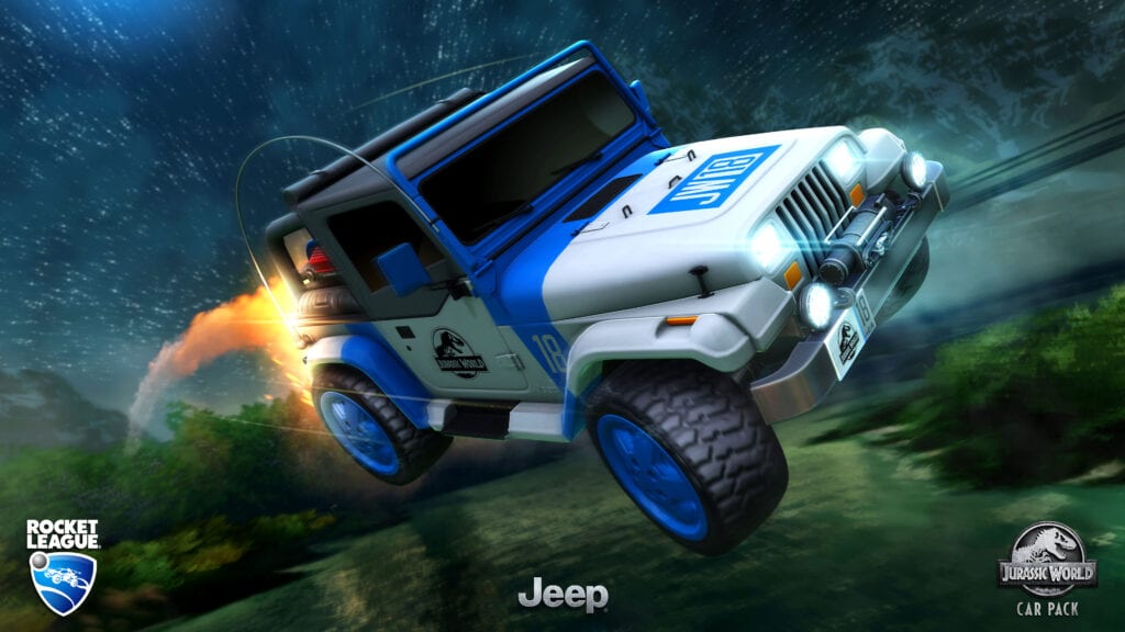 Rocket League Jurassic World Car Pack DLC Now Available (VIDEO)