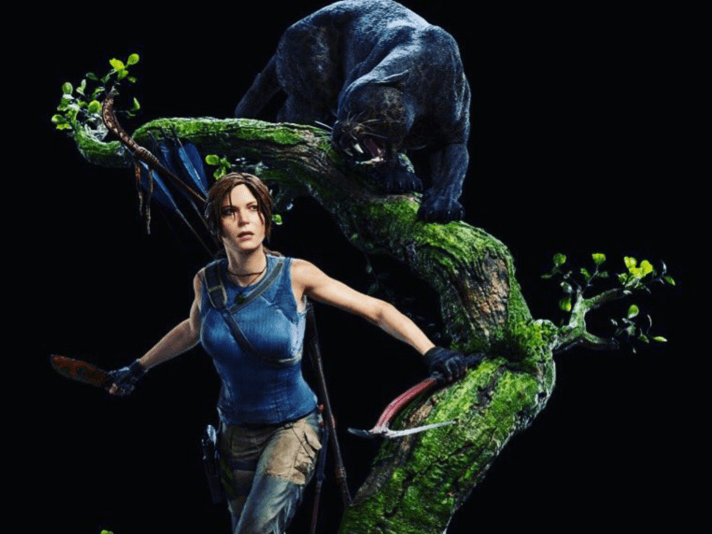 Lara Croft Statue