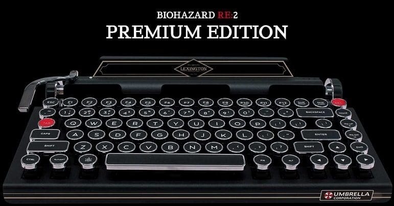 This Resident Evil 2 Remake Collector's Edition Comes With A Vintage Typewriter