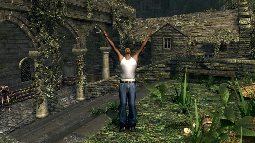 Hilarious Dark Souls Mod Brings GTA San Andreas' CJ To Lordran