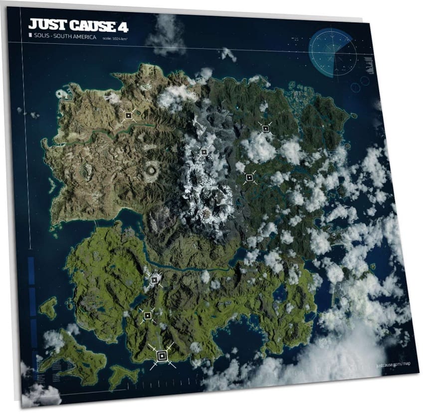 Just Cause 4's Massive Map Revealed