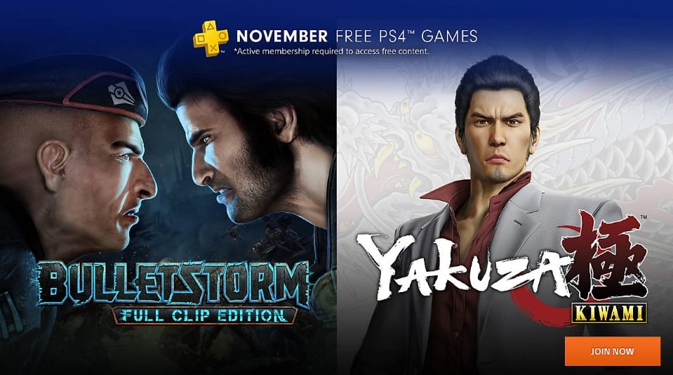 Free PlayStation Plus Lineup Revealed Early For November 2018