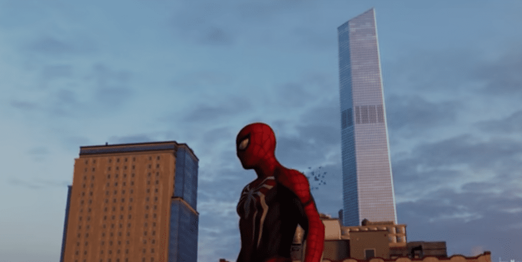 spiderman salesforce tower