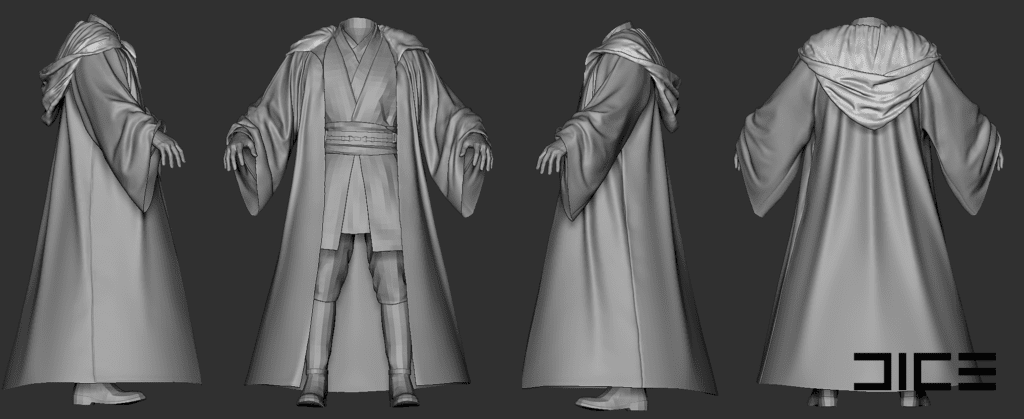 Star Wars Battlefront II Obi Wan Robes